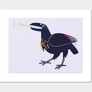 Iridescent Crow Posters and Art